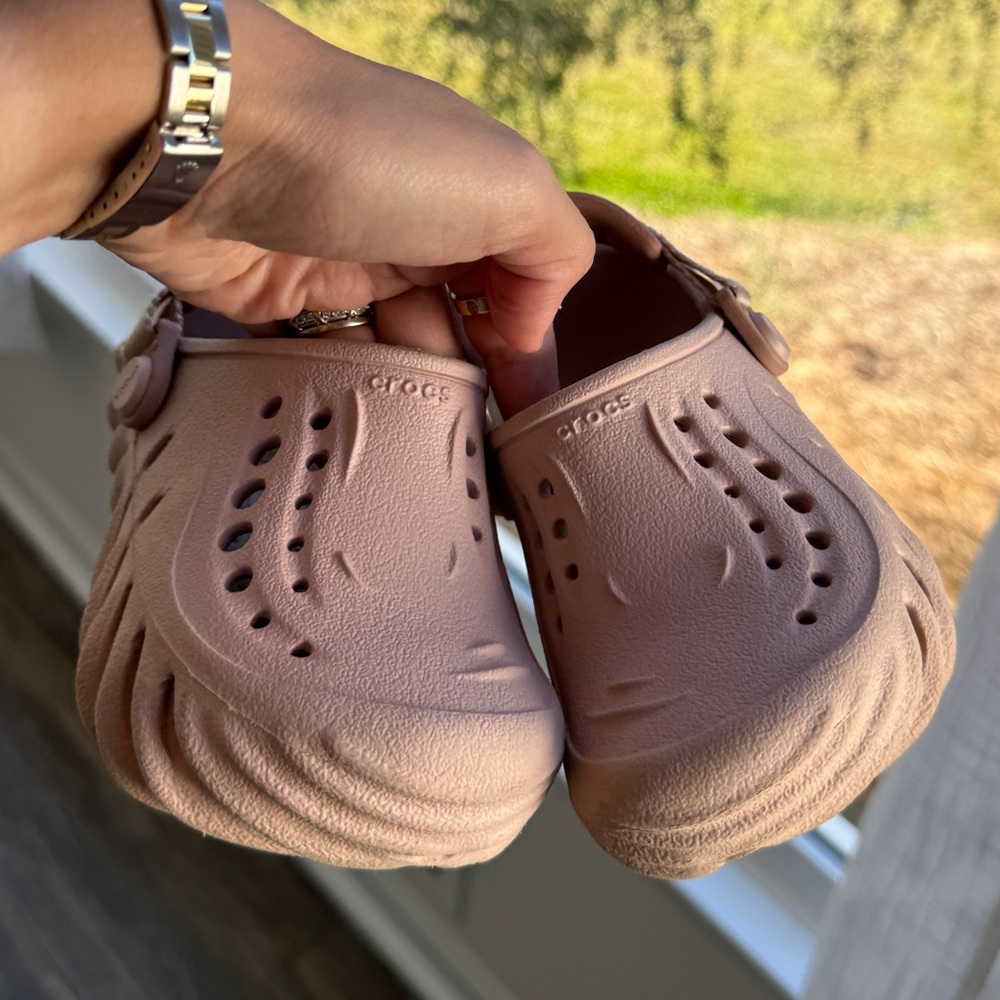 crocs kids echo light pink 9c - Picture 3 of 5